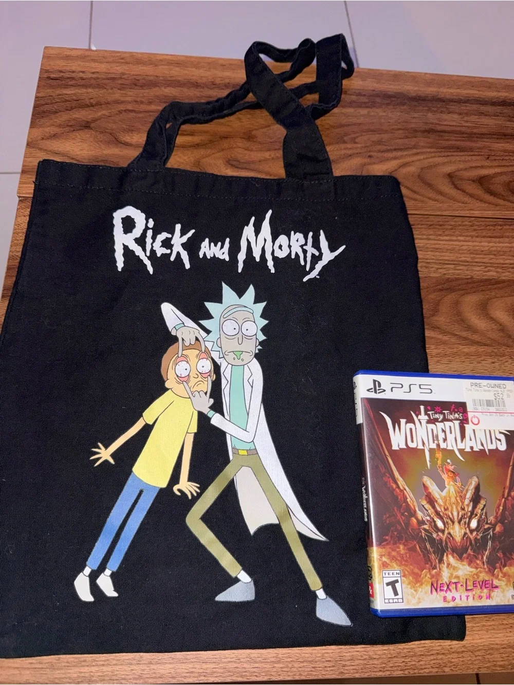 Rick And Morty Reusable Tote Bag Official Licensed Bioworld